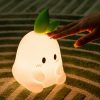 Squishy Silicone Cute Radish LED Night Light - Perfect Gift for Kids and Girls - Image 4