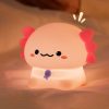 Squishy Silicone Little Axolotl LED Night Light - Perfect Gift for Kids and Girls - Image 2