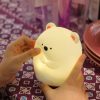 Squishy Silicone Hug Bear LED Night Light - Perfect Gift for Kids and Girls - Image 2