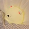 Squishy Silicone Hug Bear LED Night Light - Perfect Gift for Kids and Girls - Image 3