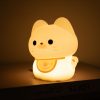 Squishy Silicone Happy Cat LED Night Light - Perfect Gift for Kids and Girls - Image 3