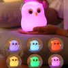 Squishy Silicone Little Owl LED Night Light - Perfect Gift for Kids and Girls - Image 3