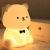 Squishy Silicone Teddy Bear LED Night Light - Perfect Gift for Kids and Girls - Image 6