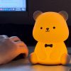 Squishy Silicone Teddy Bear LED Night Light - Perfect Gift for Kids and Girls - Image 7