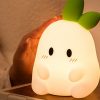 Squishy Silicone Cute Radish LED Night Light - Perfect Gift for Kids and Girls - Image 3