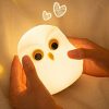 Squishy Silicone Little Owl LED Night Light - Perfect Gift for Kids and Girls - Image 4