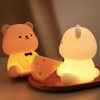 Squishy Silicone Teddy Bear LED Night Light - Perfect Gift for Kids and Girls - Image 3