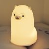 Squishy Silicone Alpaca LED Night Light - Perfect Gift for Kids and Girls - Image 3