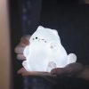 Squishy Silicone Waving Cat LED Night Light - Perfect Gift for Kids and Girls - Image 4