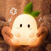 Squishy Silicone Cute Radish LED Night Light - Perfect Gift for Kids and Girls - Image 2