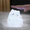 Squishy Silicone Waving Cat LED Night Light - Perfect Gift for Kids and Girls - Image 3