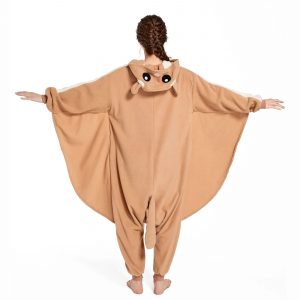 Flying Squirrel Costume Onecie Pajamas, Women Soft Pajamas - Image 3