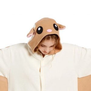 Flying Squirrel Costume Onecie Pajamas, Women Soft Pajamas - Image 5