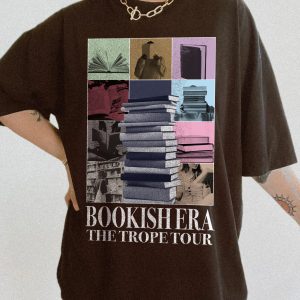 Bookish Era Comfort Colors Shirt | Book Lover T-Shirt Concert Reader Tee Born To Read Book Tropes Gift For Reader Romance T-Shirt Read More - Image 2