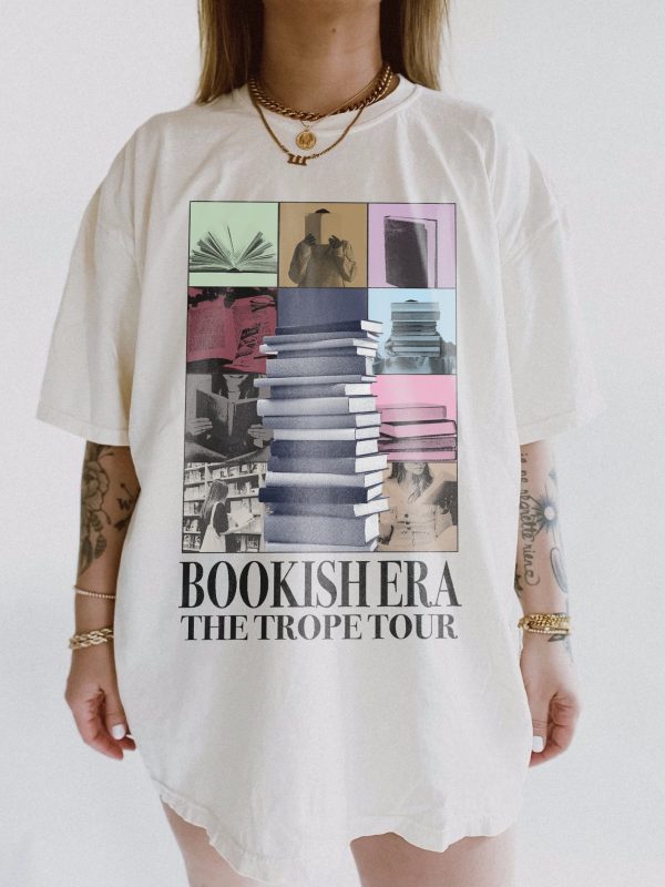 Bookish Era Comfort Colors Shirt | Book Lover T-Shirt Concert Reader Tee Born To Read Book Tropes Gift For Reader Romance T-Shirt Read More