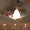 Cute Flower Duck LED Squishy Night Light For Gift USB Rechargeable Duck Lamp - Image 7